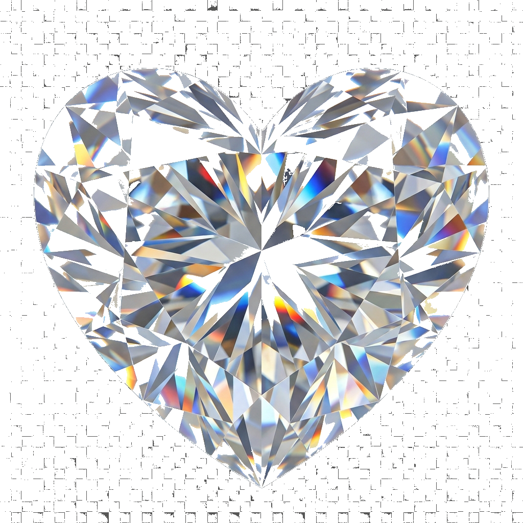 Heart cut diamond